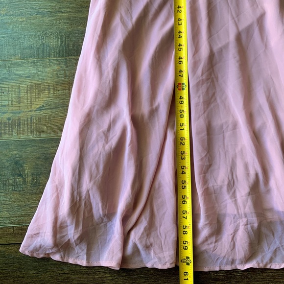 NWT LuLus Madalyn Dusty Lavender Lace Maxi Dress M - Picture 9 of 13